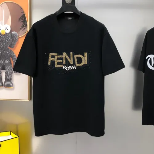 Replica Fendi Tracksuits Short Sleeved For Men #1484715 $88.00 USD for Wholesale