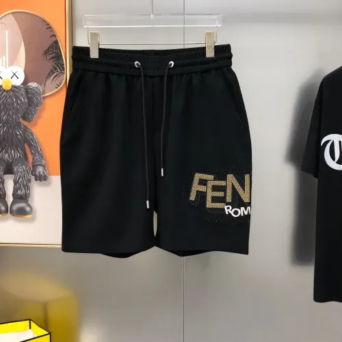 Replica Fendi Tracksuits Short Sleeved For Men #1484715 $88.00 USD for Wholesale
