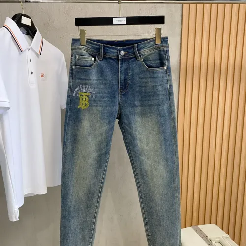 Replica Burberry Jeans For Men #1484741 $92.00 USD for Wholesale