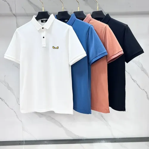 Replica Fendi T-Shirts Short Sleeved For Men #1484786 $85.00 USD for Wholesale