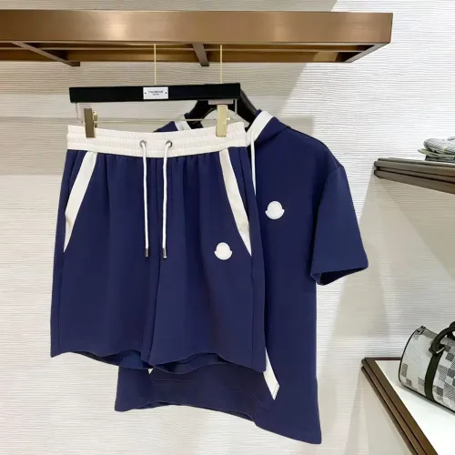 Replica Moncler Tracksuits Short Sleeved For Men #1484953 $112.00 USD for Wholesale